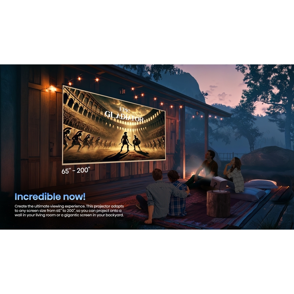 Hisense M2TUKPRO Series M2 Pro Laser Smart mini projector 4K, 4K Ultra HD, Grey