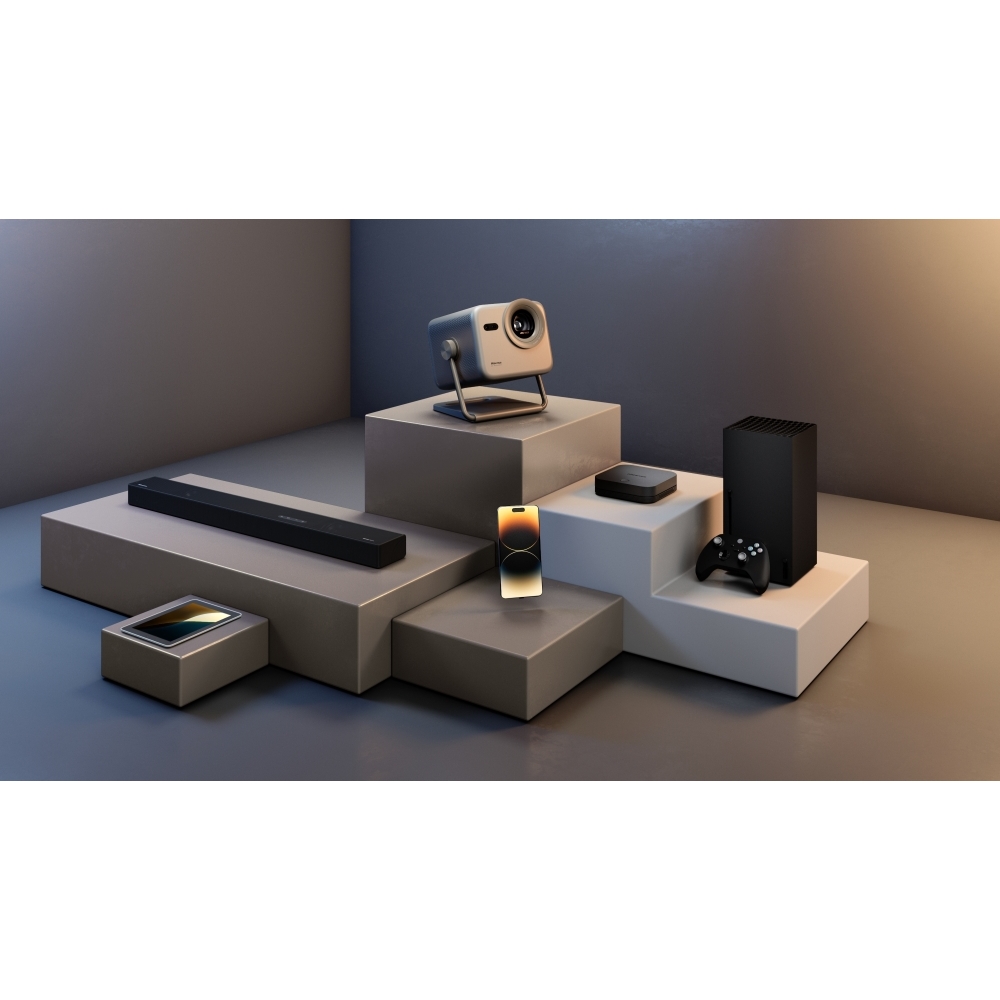 Hisense M2TUKPRO Series M2 Pro Laser Smart mini projector 4K, 4K Ultra HD, Grey