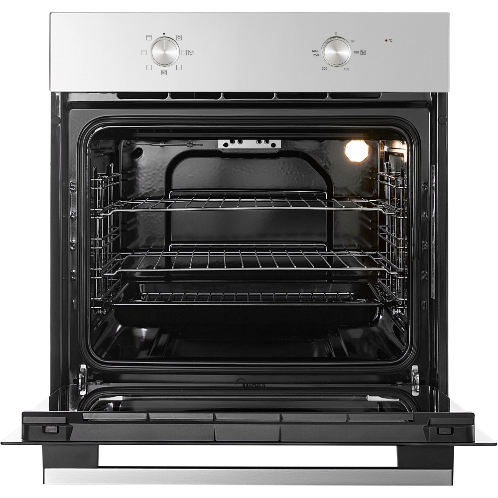 Midea MBO65M40M04E-SS Built-In Electric Single Oven, Stainless Steel, A Rated
