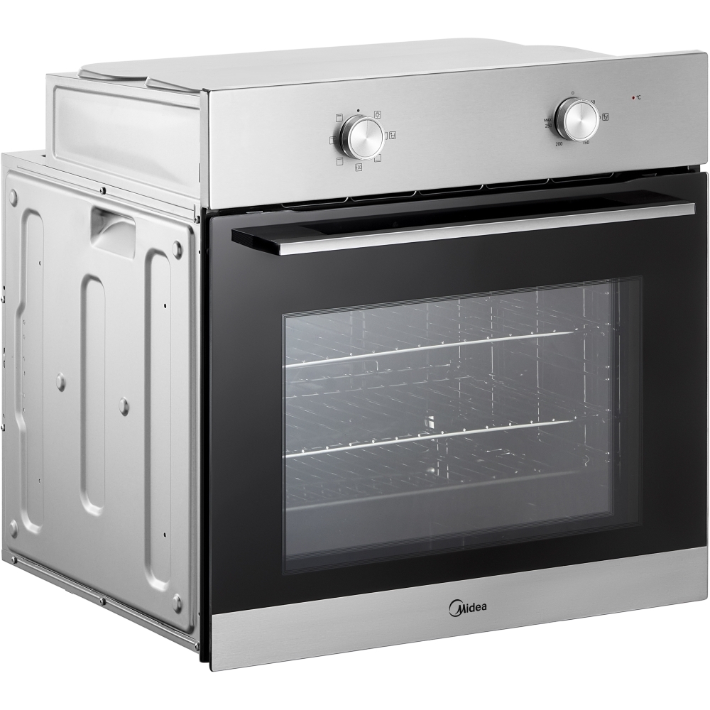 Midea MBO65M40M04E-SS Built-In Electric Single Oven, Stainless Steel, A Rated