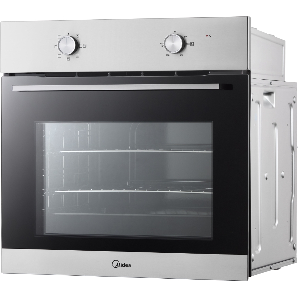 Midea MBO65M40M04E-SS Built-In Electric Single Oven, Stainless Steel, A Rated