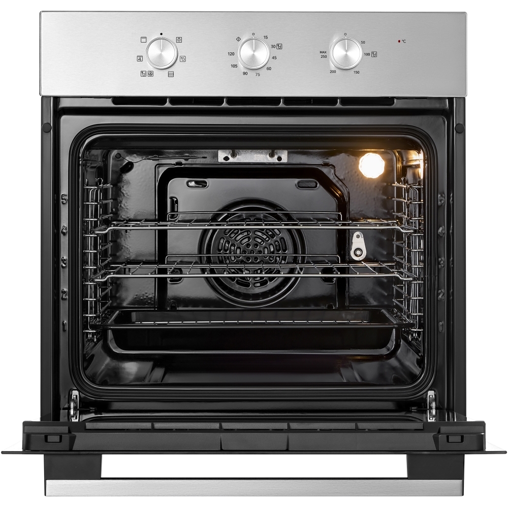Midea MBO65M90M1-SS Built-In Electric Single Oven, Stainless Steel, A Rated