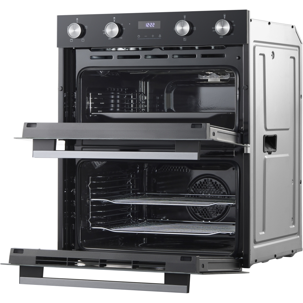 Midea MBOD50M3AD0-BK Built-Under Electric Double Oven, Black, A Rated