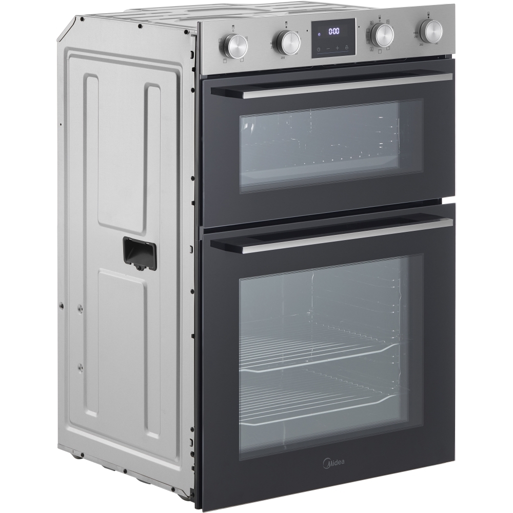 Midea MBOD70M30D0-SS Built-In Electric Double Oven, Stainless Steel, A Rated