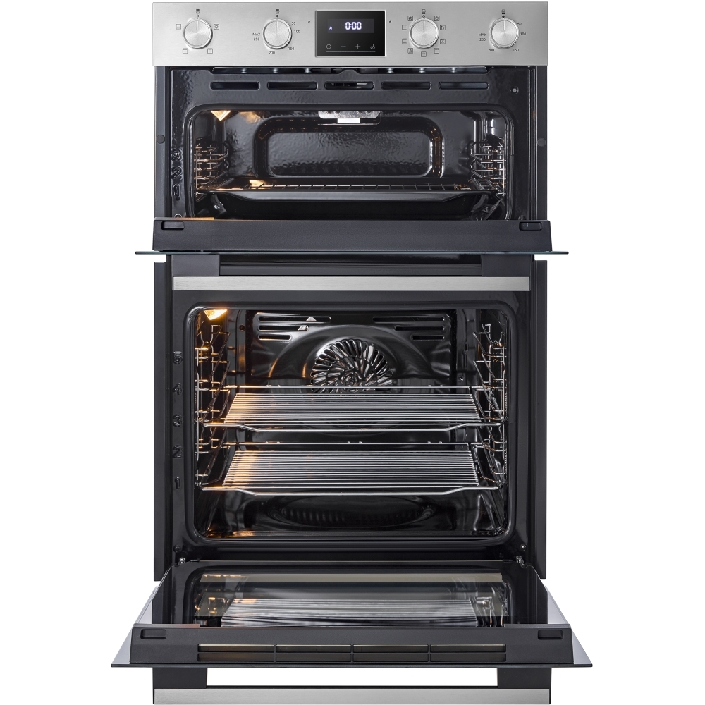 Midea MBOD70M30D0-SS Built-In Electric Double Oven, Stainless Steel, A Rated