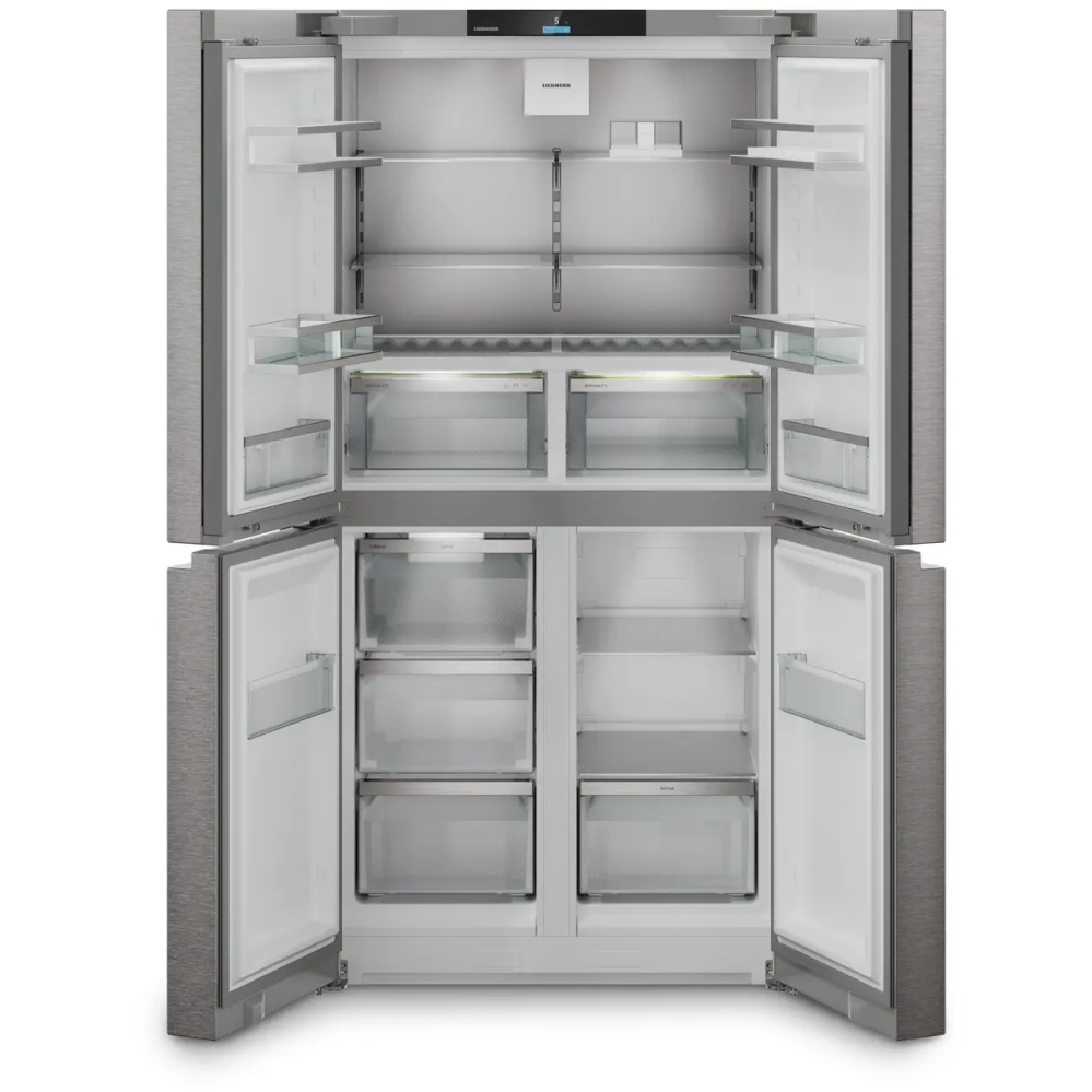 Liebherr MBsddi9024 American Fridge Freezer, Silver, D Rated,  Plumbed