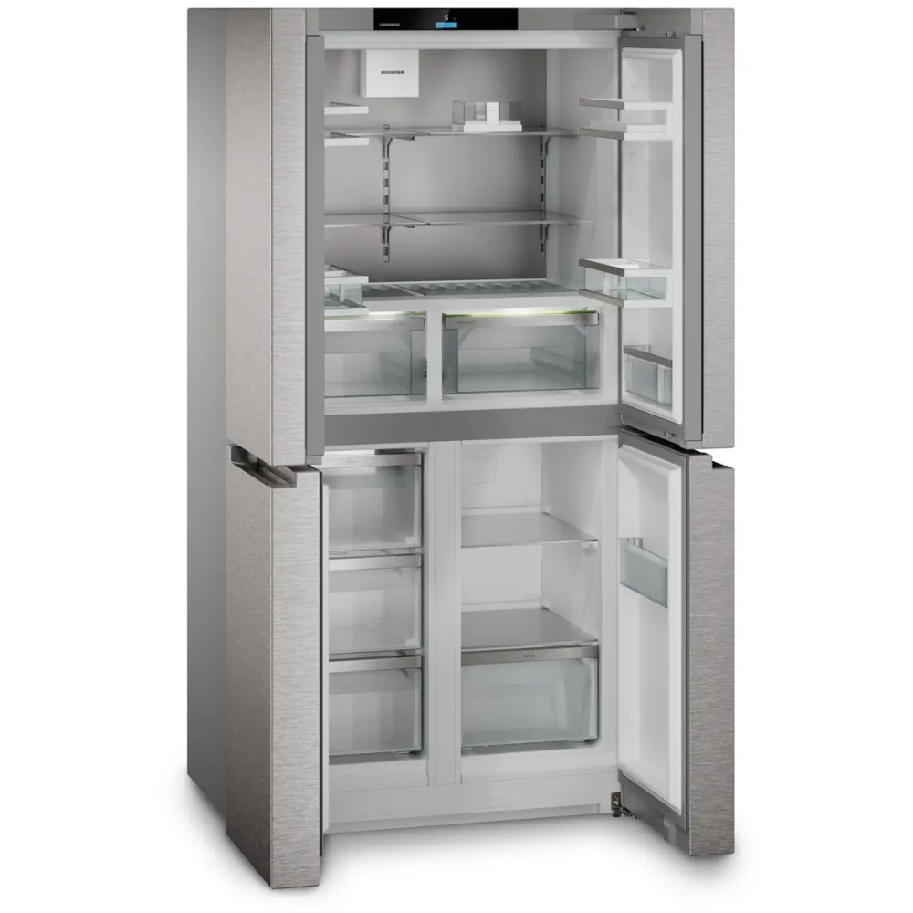 Liebherr MBsddi9024 American Fridge Freezer, Silver, D Rated,  Plumbed