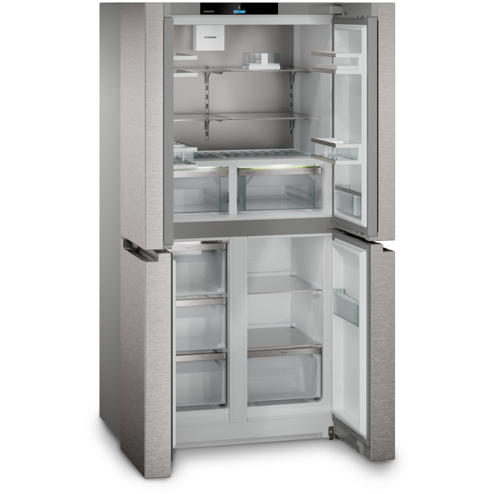 Liebherr MBsddi9024 American Fridge Freezer, Silver, D Rated,  Plumbed