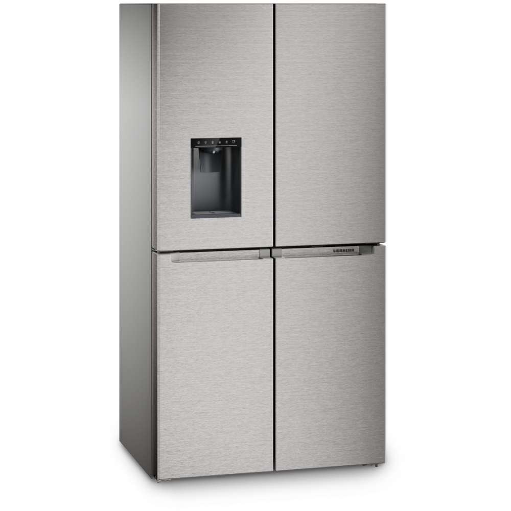 Liebherr MBsddi9028 American Fridge Freezer,  Plumbed, Stainless Steel, D Rated