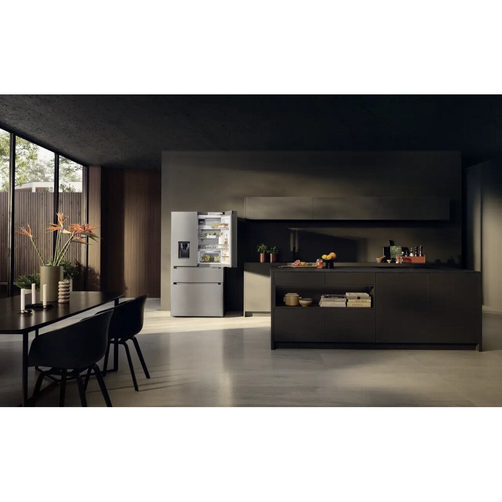 Liebherr MBsddi9558 American Fridge Freezer,  Plumbed, Stainless Steel, D Rated