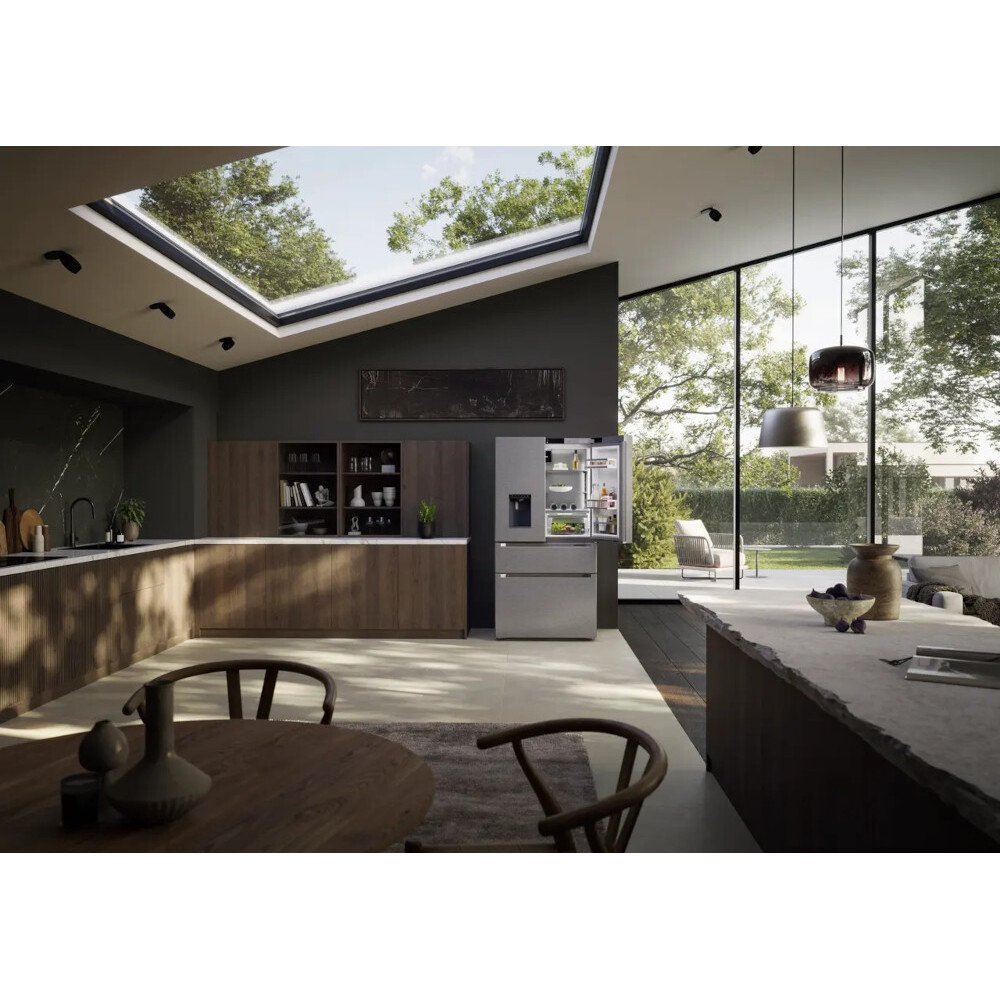 Liebherr MBsddi9558 American Fridge Freezer,  Plumbed, Stainless Steel, D Rated