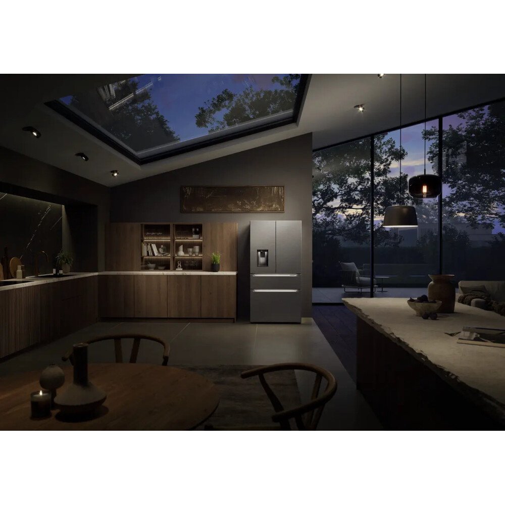 Liebherr MBsddi9558 American Fridge Freezer,  Plumbed, Stainless Steel, D Rated