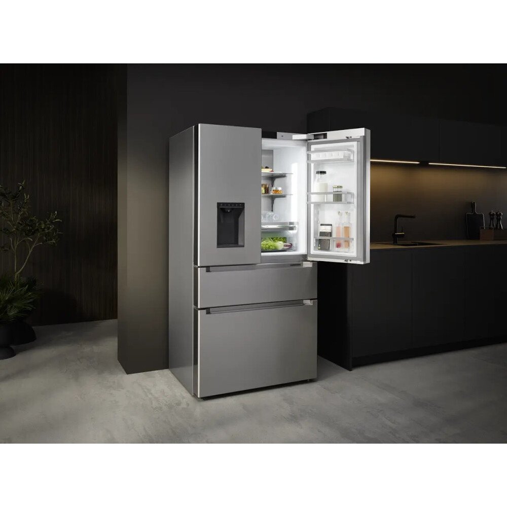 Liebherr MBsddi9558 American Fridge Freezer,  Plumbed, Stainless Steel, D Rated