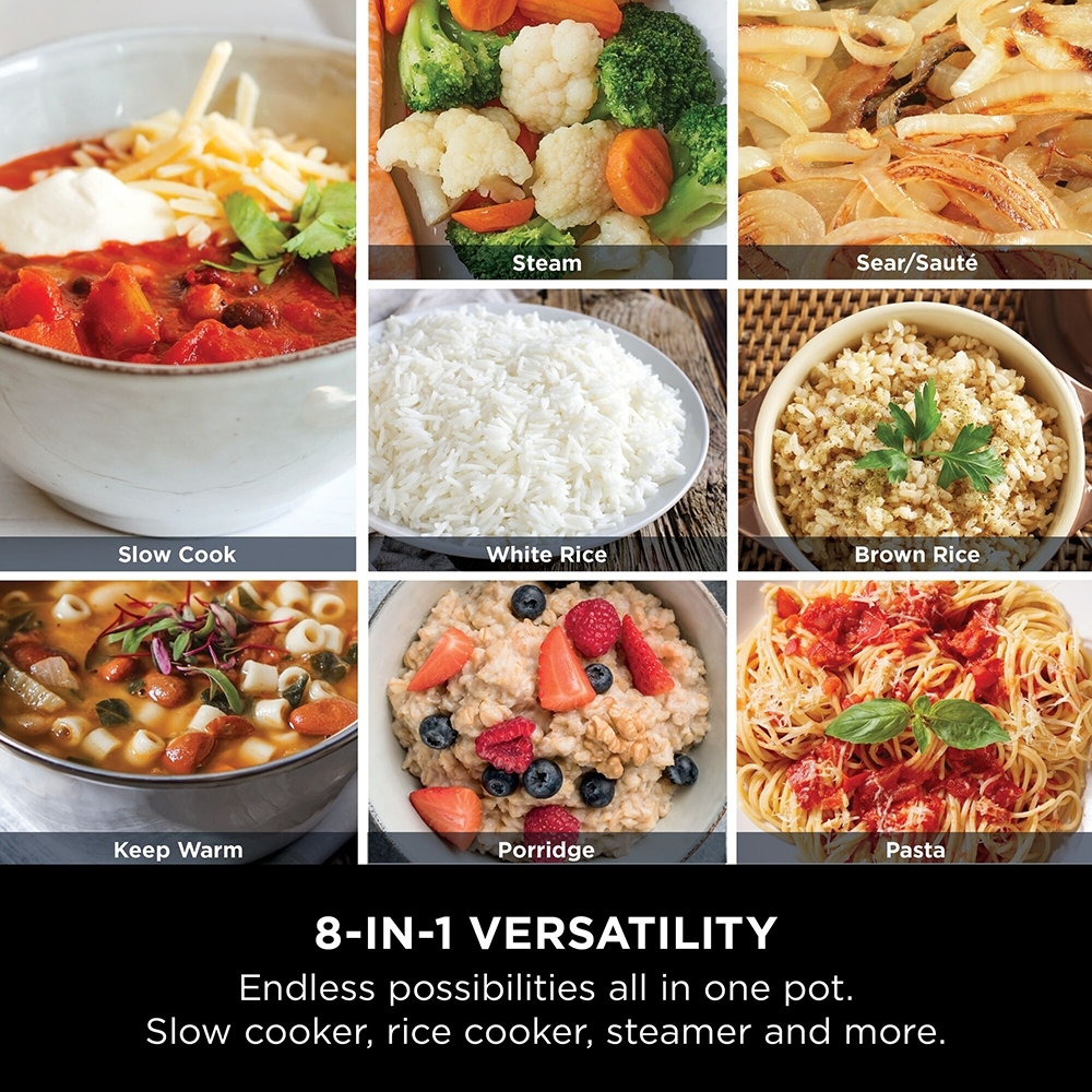 Ninja MC1101UK Foodi 8-Mode 6 litre PossibleCooker Rice & Slow Cooker