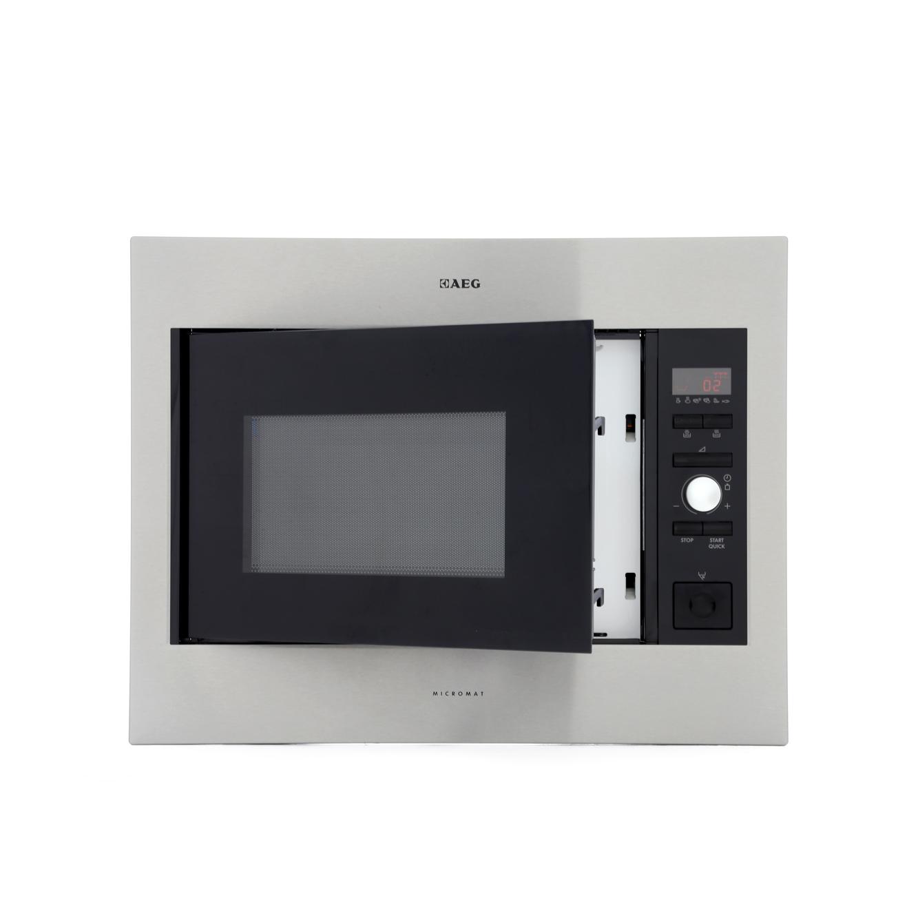Buy AEG MC2664EM Built In Microwave Stainless Steel with