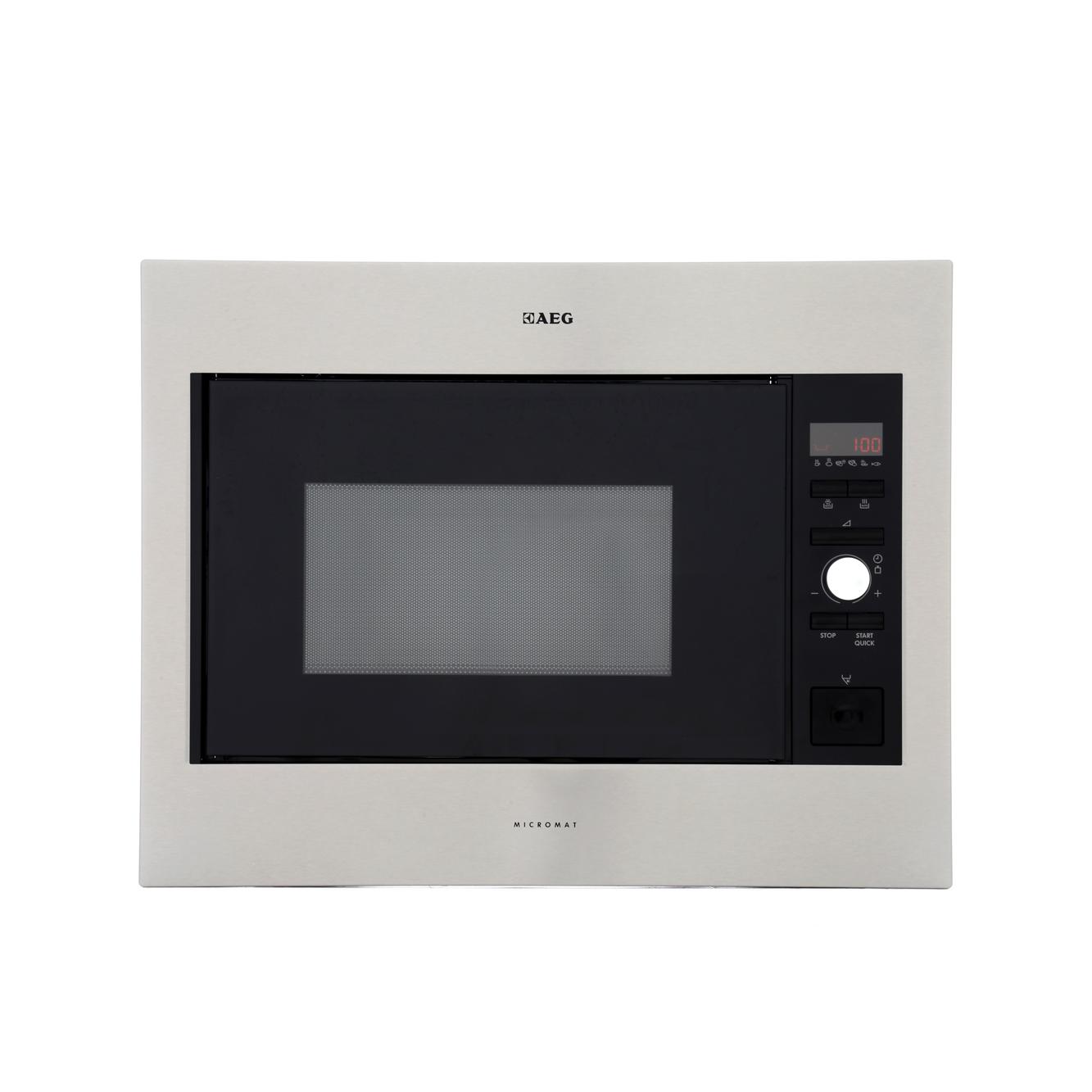 Buy AEG MC2664EM Built In Microwave Stainless Steel with