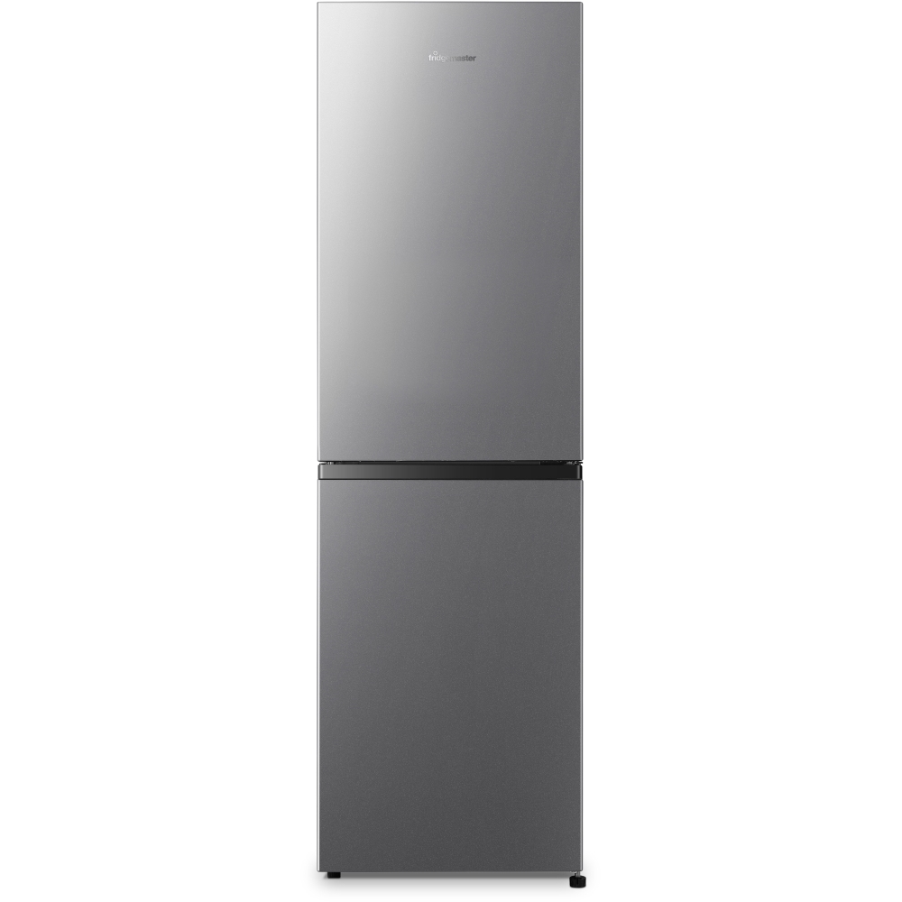 Fridgemaster MC55240ES Static Fridge Freezer, 50/50, Silver, E Rated