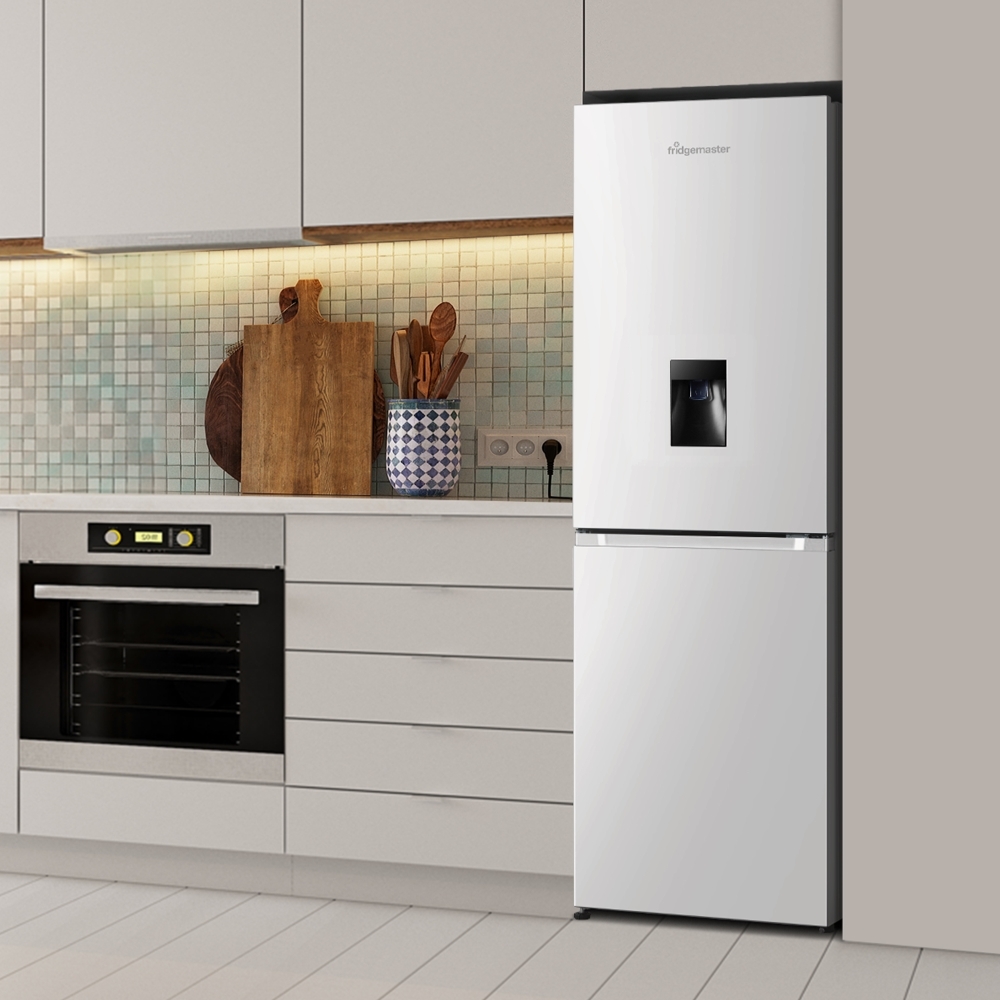 Fridgemaster MC55251DE Total No Frost Fridge Freezer, 50/50, White, E Rated