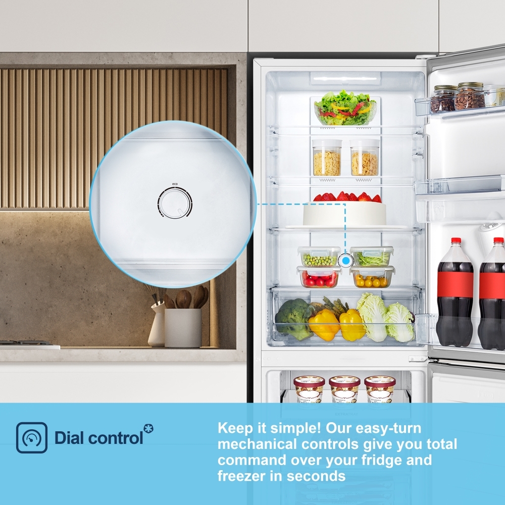 Fridgemaster MC55251DE Total No Frost Fridge Freezer, 50/50, White, E Rated