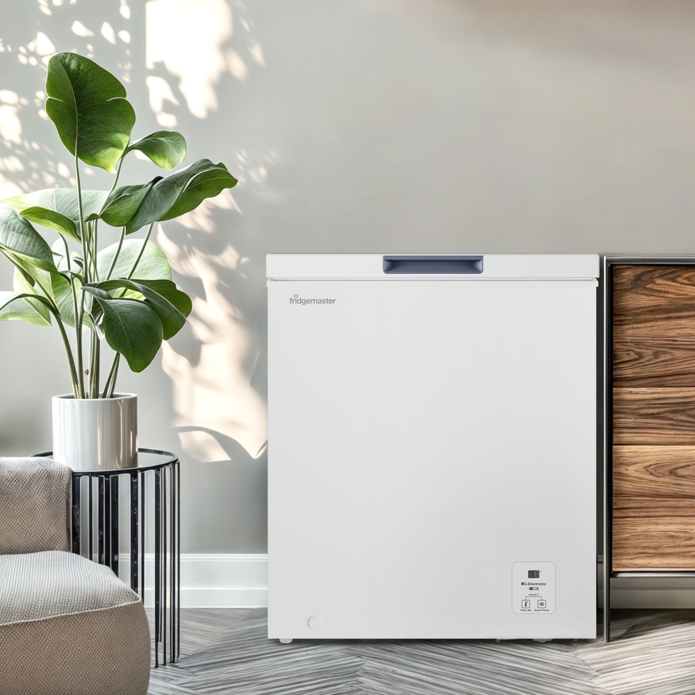 Fridgemaster MCF142E Static 142l Chest Freezer, White, E Rated