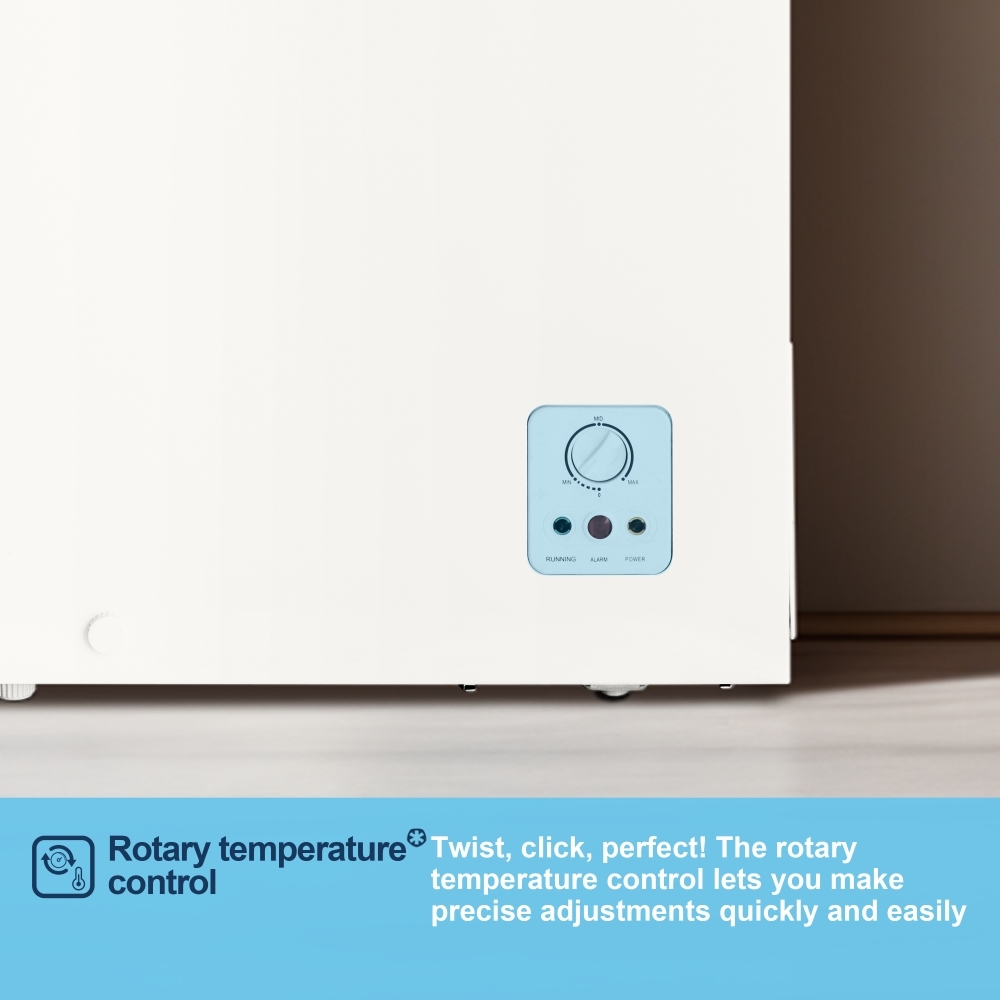 Fridgemaster MCF96E Static 95l Chest Freezer, White, E Rated