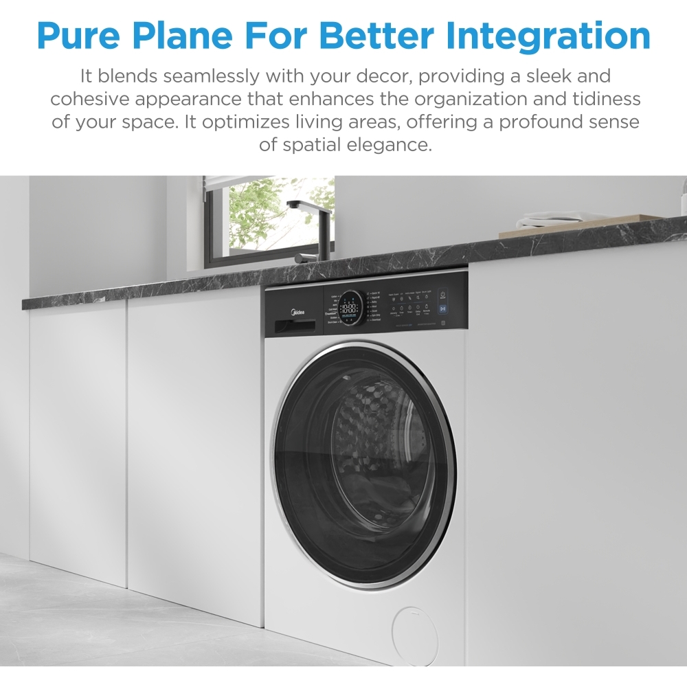 Midea MD205H80WBC/W-UK Heat Pump Tumble Dryer, 8kg, White, A+++ Rated