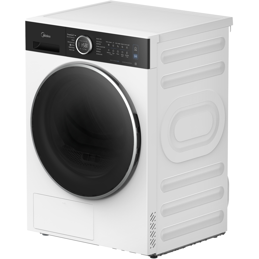 Midea MD205H80WBC/W-UK Heat Pump Tumble Dryer, 8kg, White, A+++ Rated