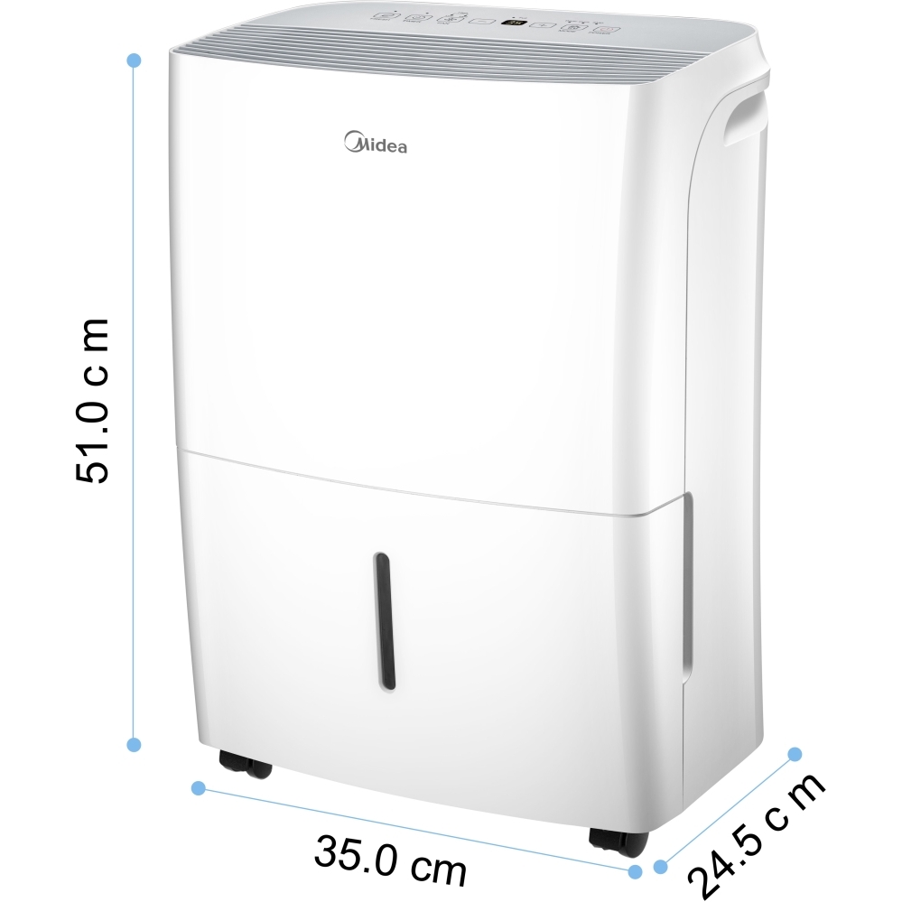Midea MDDF2-16DEN7-UK Dehumidifier, White