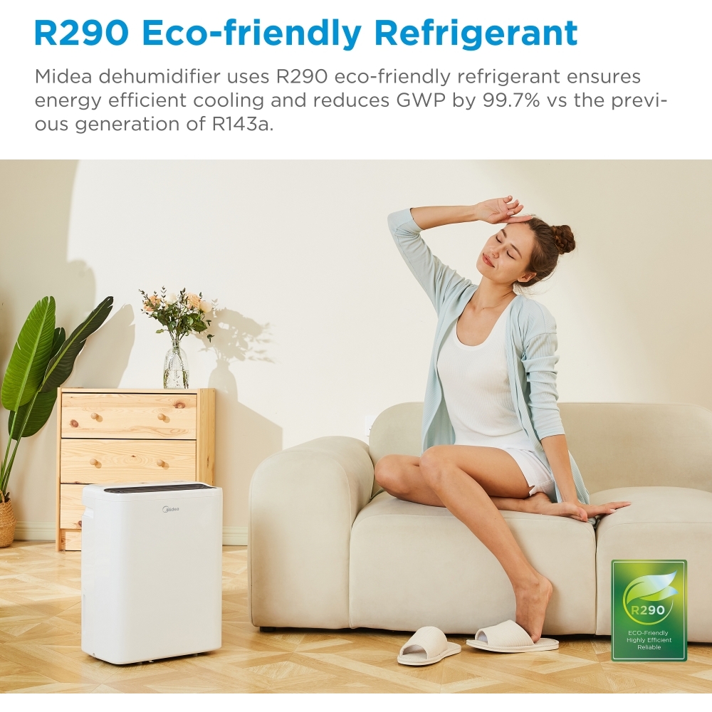 Midea MDDQ-10DEN7-QA3 Dehumidifier, White