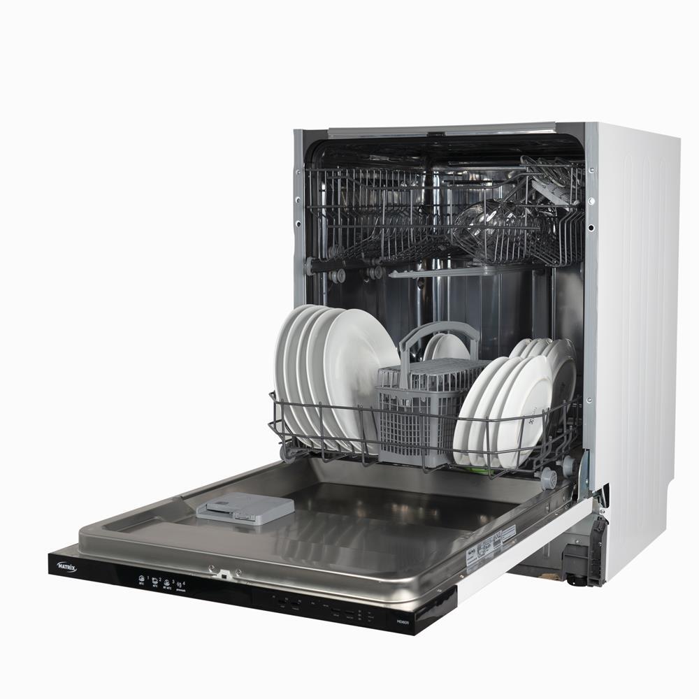 Buy Matrix MDI6011 BuiltIn Fully Integrated Dishwasher Black Control