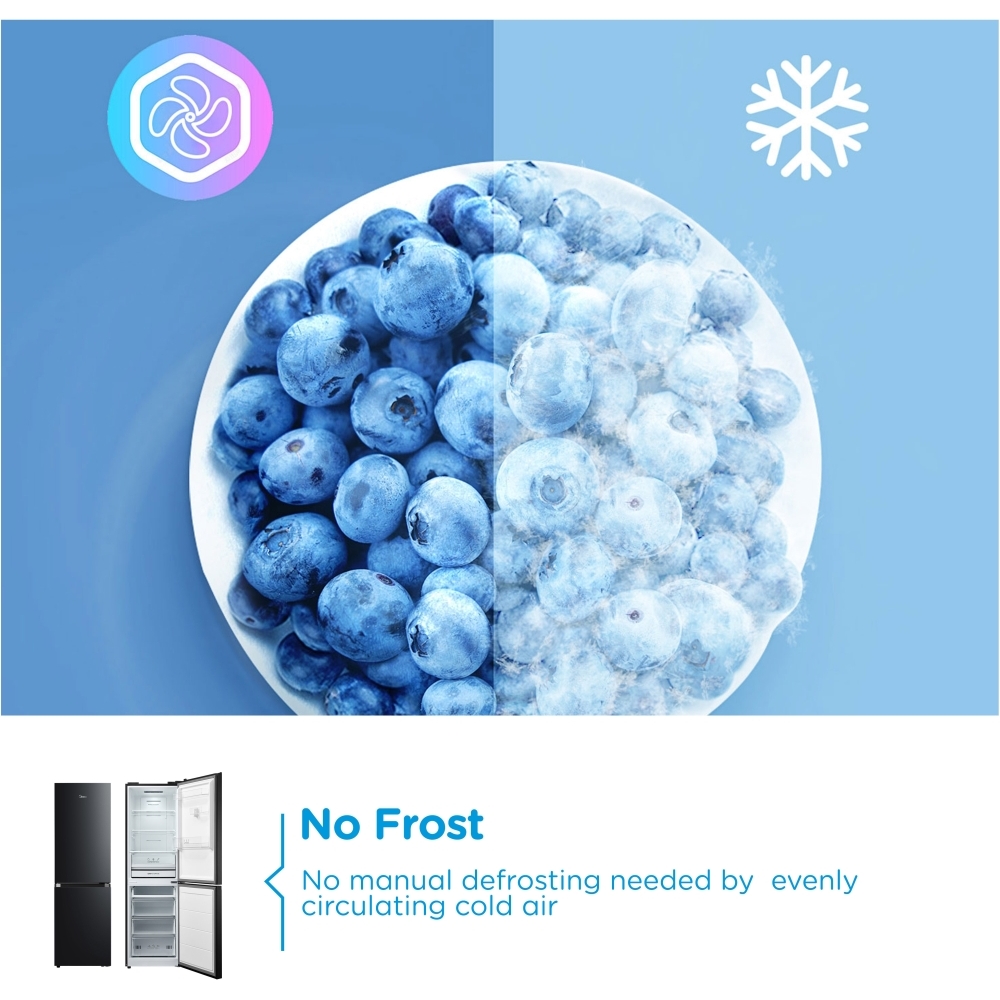 Midea MDRB379FGD30 Fridge Freezer