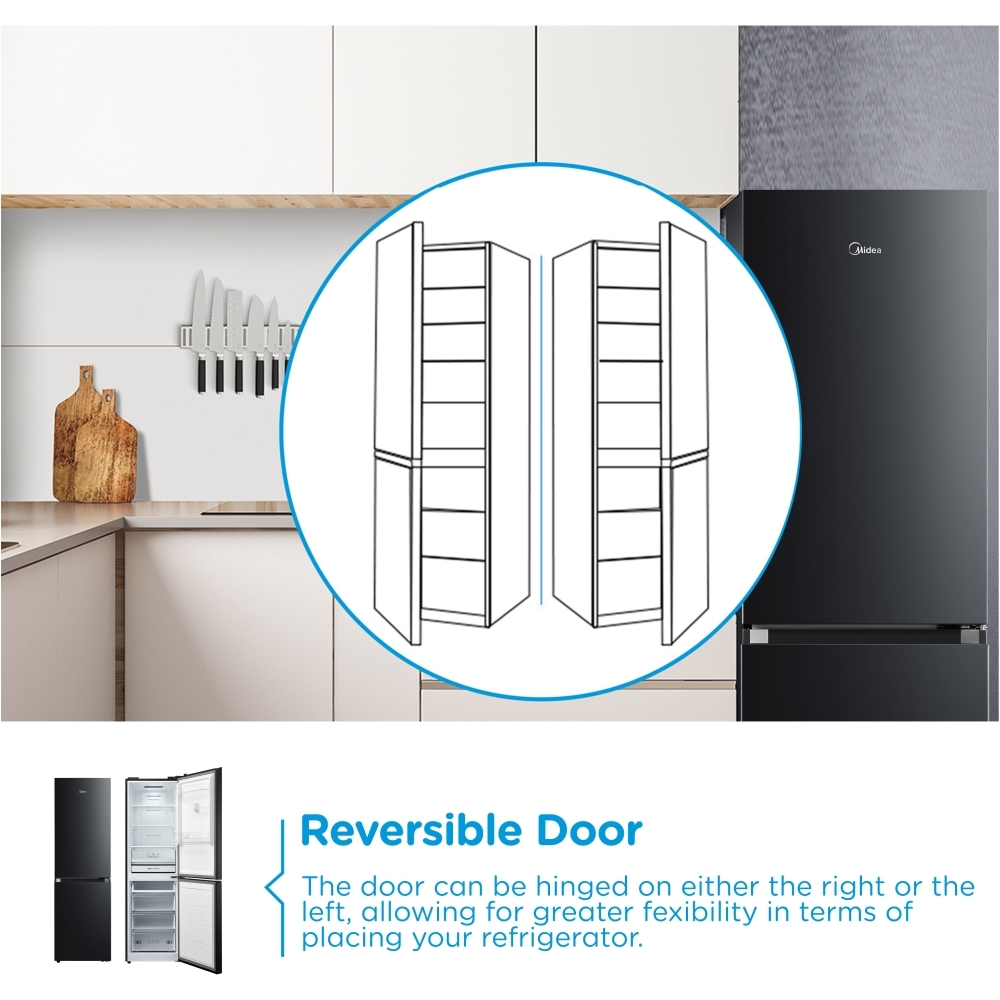 Midea MDRB379FGD30 Fridge Freezer