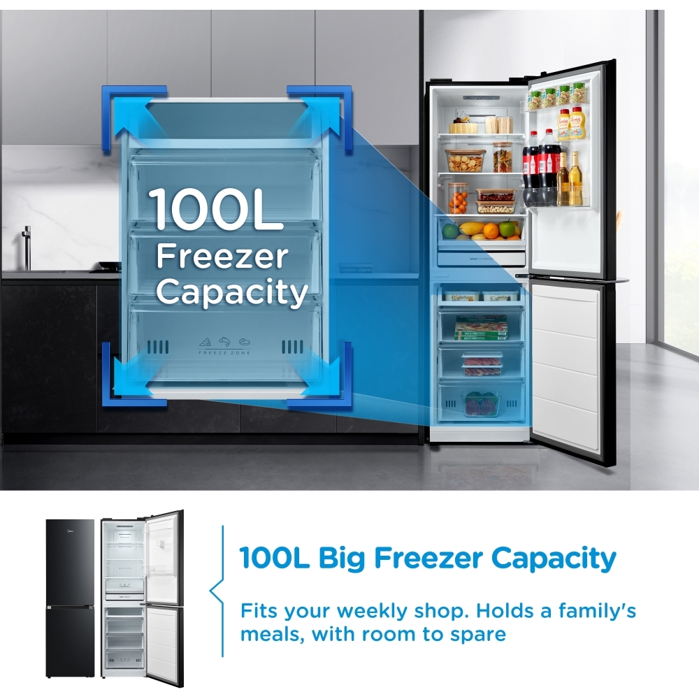 Midea MDRB379FGD30 Fridge Freezer
