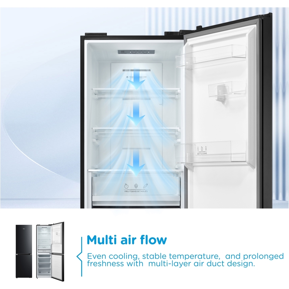 Midea MDRB379FGD30 Fridge Freezer
