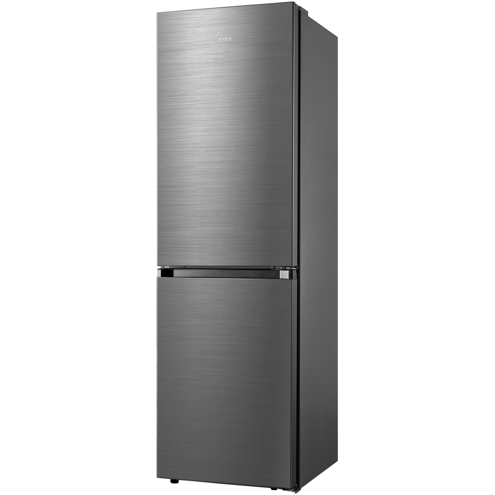 Midea MDRB379FGD46 Total No Frost Fridge Freezer, 60/40, Silver, D Rated
