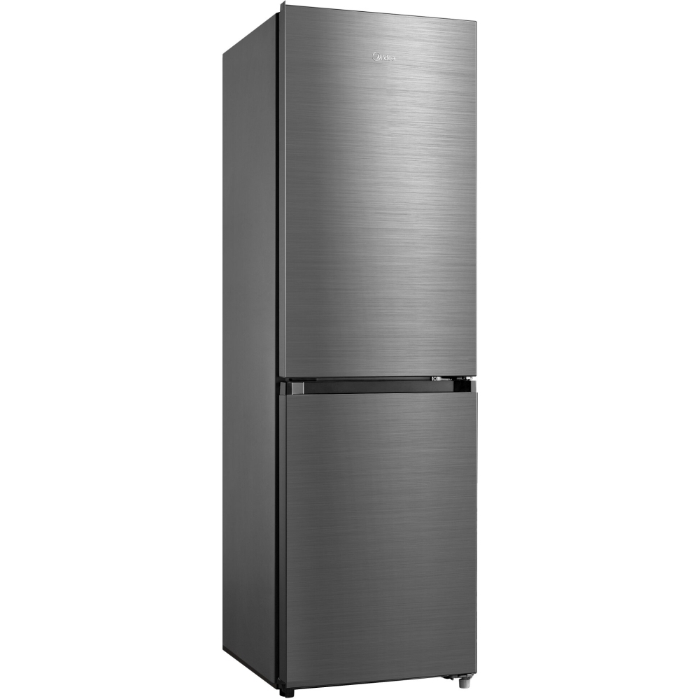 Midea MDRB379FGD46 Total No Frost Fridge Freezer, 60/40, Silver, D Rated