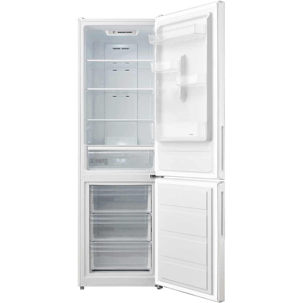 Midea MDRB424FGC01I Total No Frost Fridge Freezer, 60/40, White, C Rated