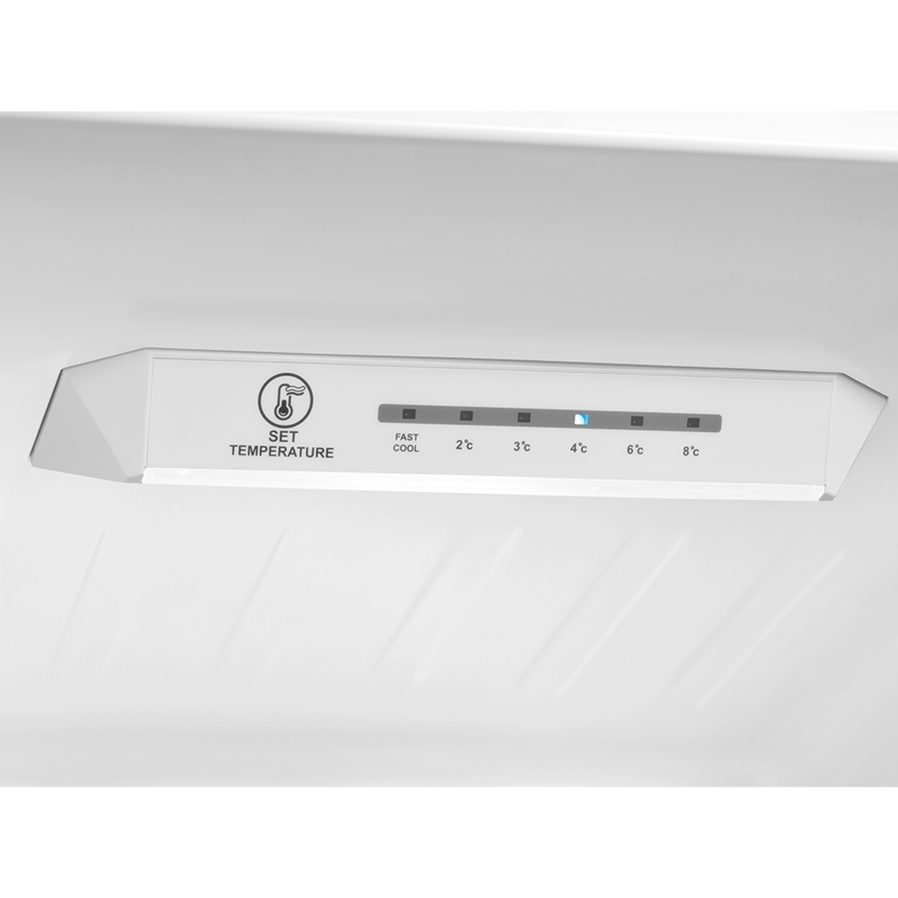 Midea MDRB424FGC46I Total No Frost Fridge Freezer, 60/40, Grey, C Rated
