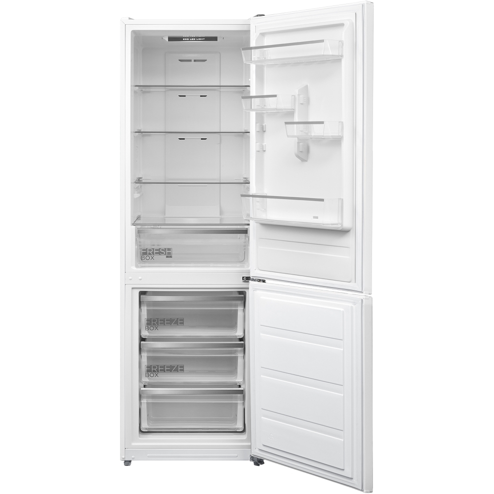 Midea MDRB424FGD01O Total No Frost Fridge Freezer, 70/30, White, D Rated