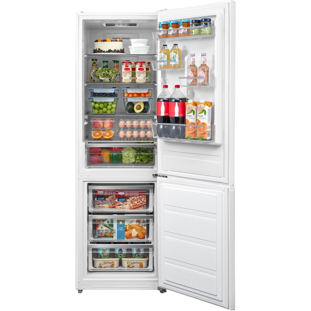 Midea MDRB424FGD01O Total No Frost Fridge Freezer, 70/30, White, D Rated