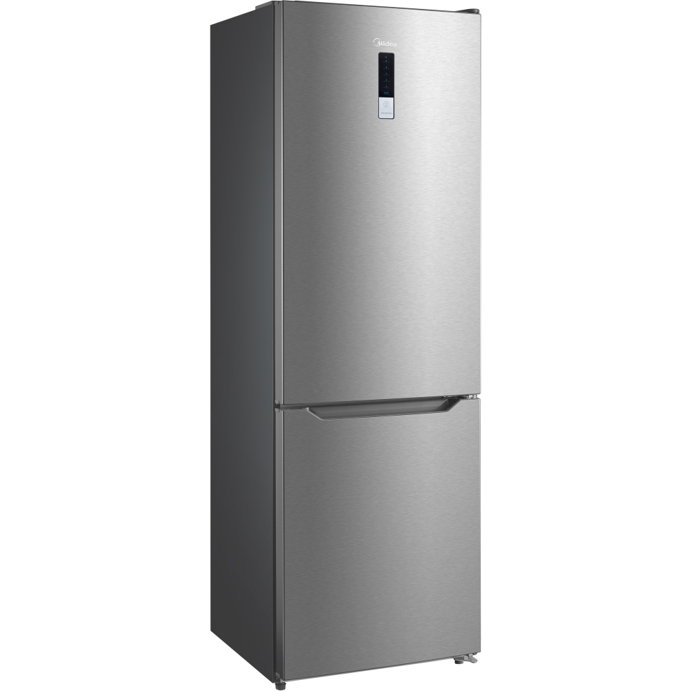 Midea MDRB424FGD02O Total No Frost Fridge Freezer, 70/30, Stainless Steel, D Rated