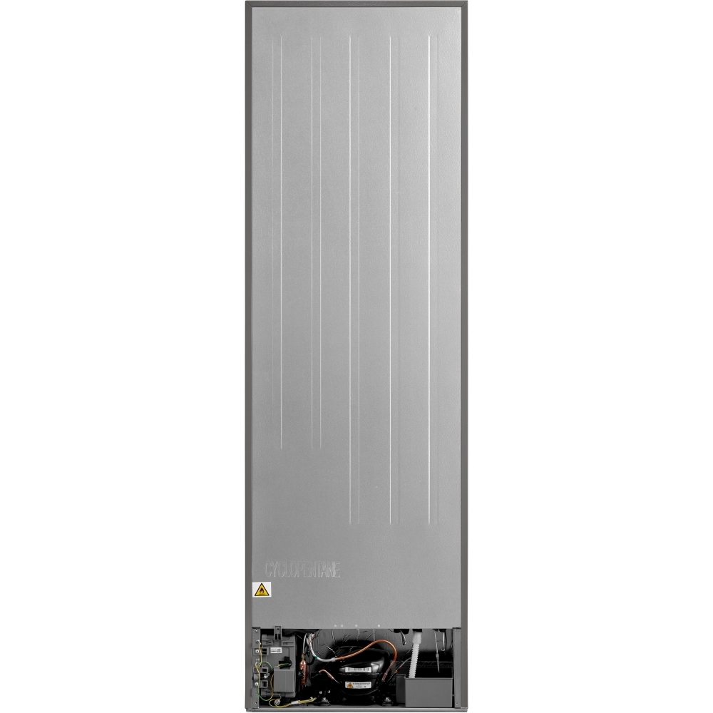 Midea MDRB509FGE46 No Frost Fridge Freezer, 70/30, Stainless Steel, E Rated