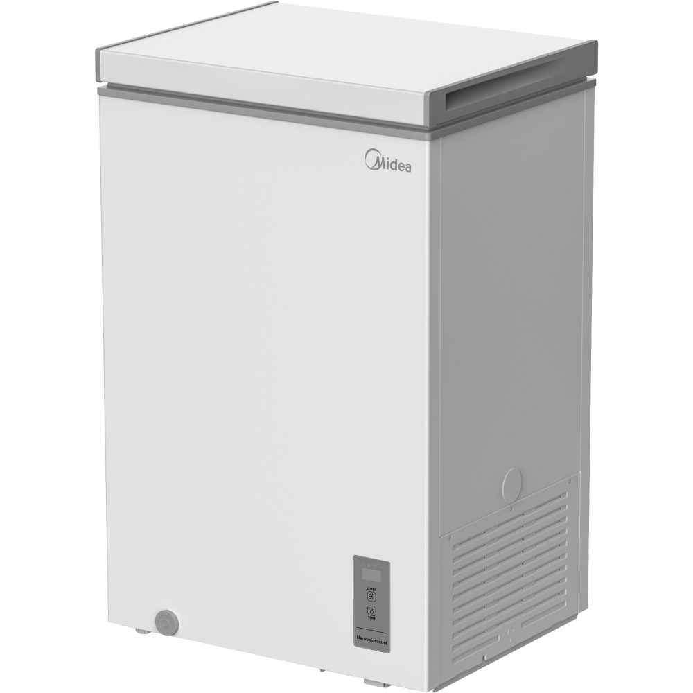 Midea MDRC154FZE01 Static Chest Freezer, White, E Rated