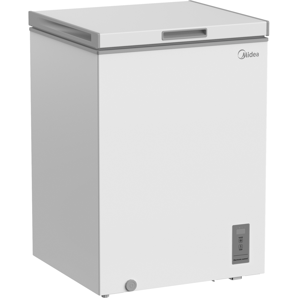Midea MDRC211FZE01 Static Chest Freezer, White, E Rated