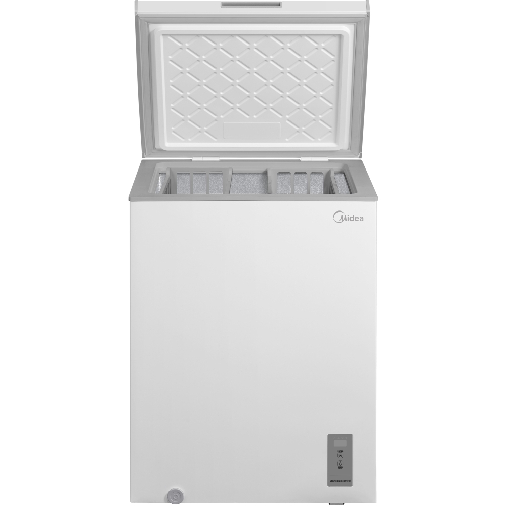 Midea MDRC211FZE01 Static Chest Freezer, White, E Rated