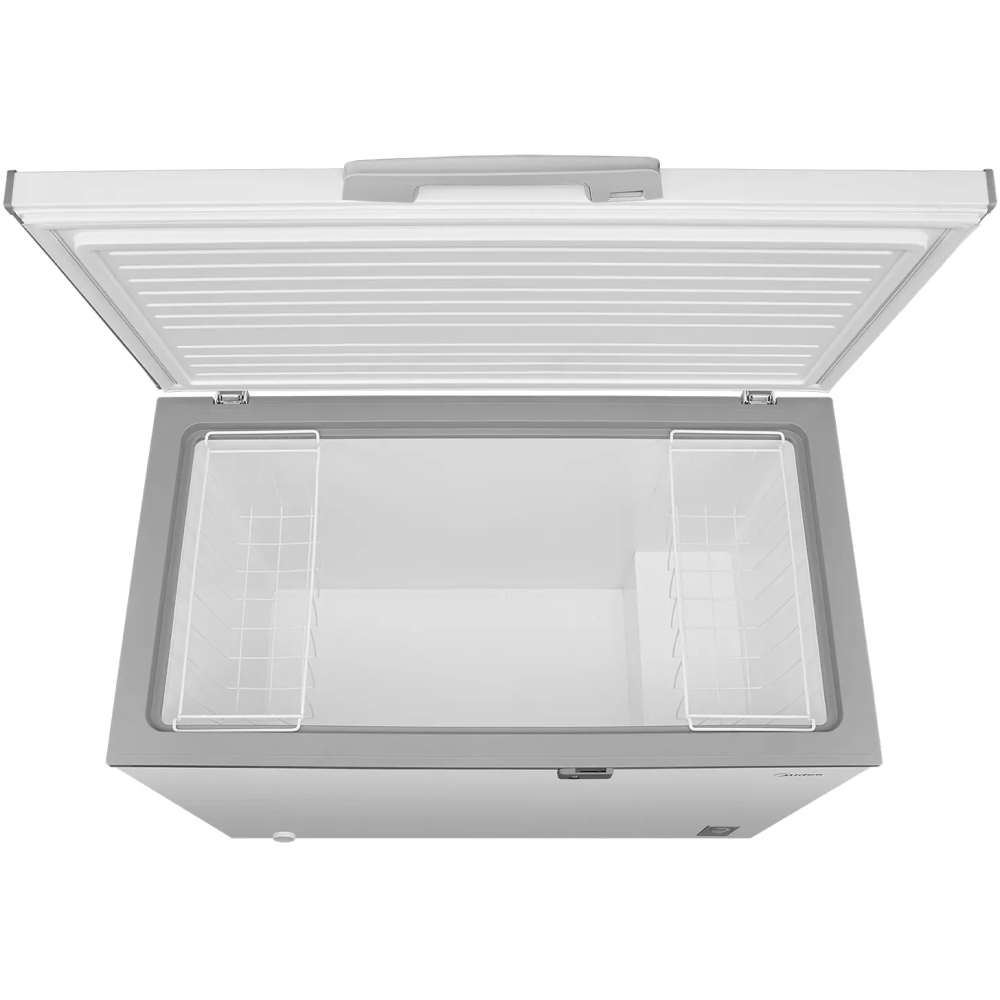 Midea MDRC411FZE01 Static Chest Freezer, White, E Rated