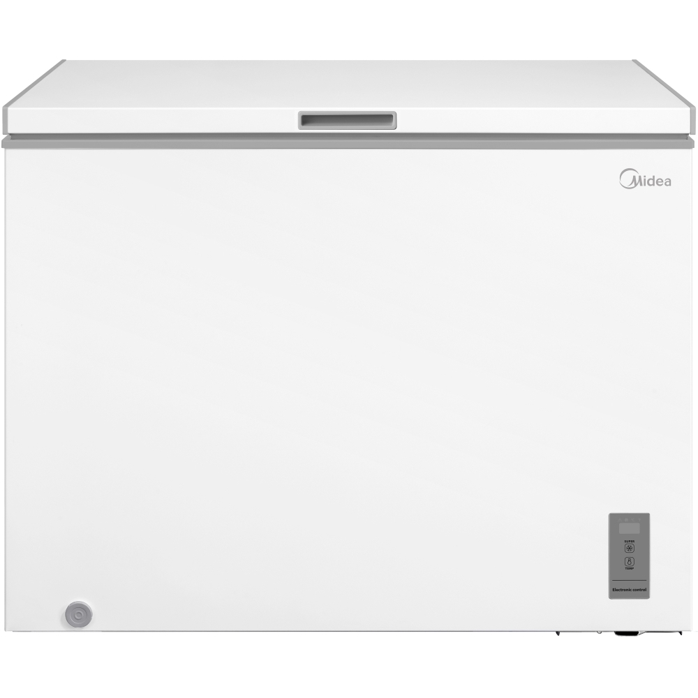 Midea MDRC411FZE01 Static Chest Freezer, White, E Rated
