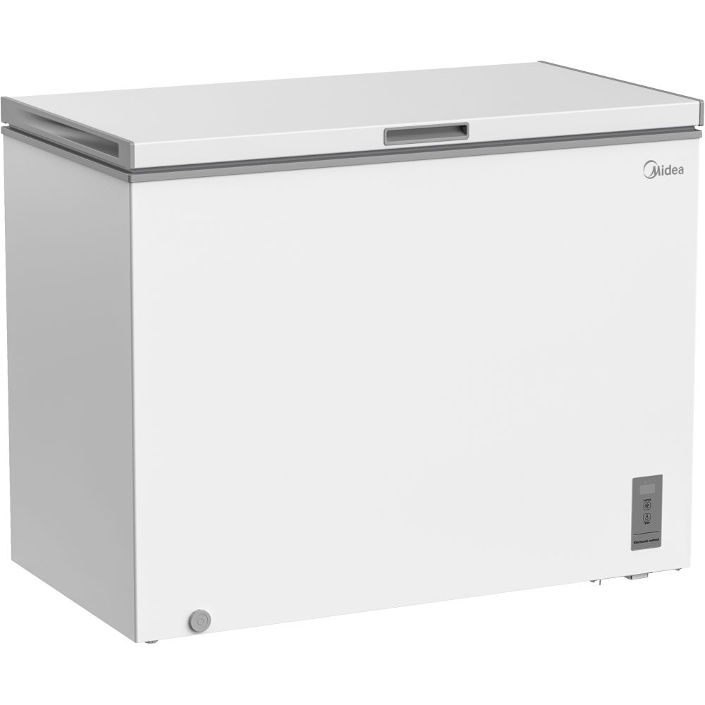 Midea MDRC411FZE01 Static Chest Freezer, White, E Rated
