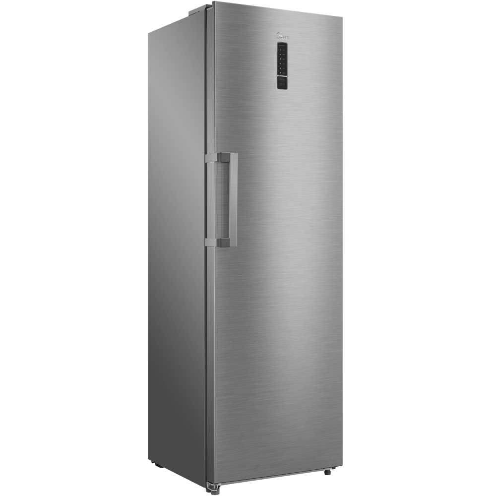 Midea MDRD502MTE46 Tall Larder Fridge, Stainless Steel, E Rated