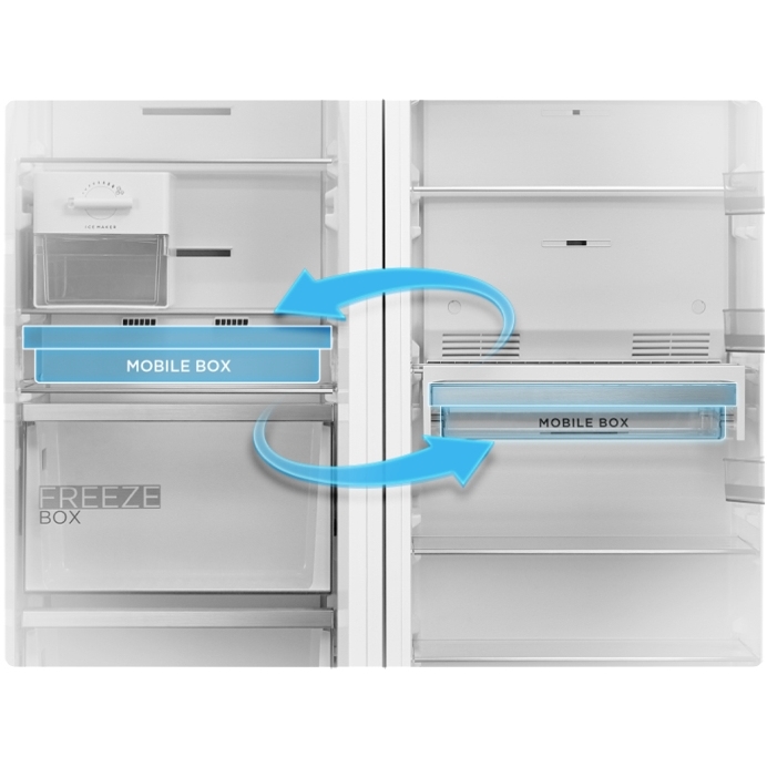 Midea MDRE306FGE01D Total No Frost Built-In Freezer, E Rated